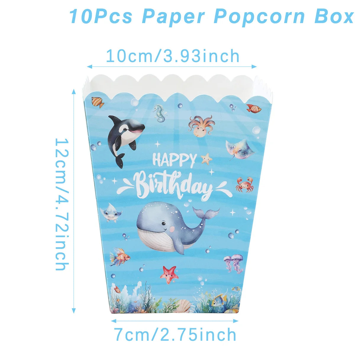 🐙🌊 Under the Sea Party Tableware – Ocean Fun for First Birthdays & Baby Showers! 🎂🐢 - ThiGui