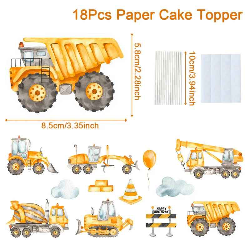 Dig In, Builders! Adorable Construction Party Set for a Wrecking Good Time 🎉 - ThiGui