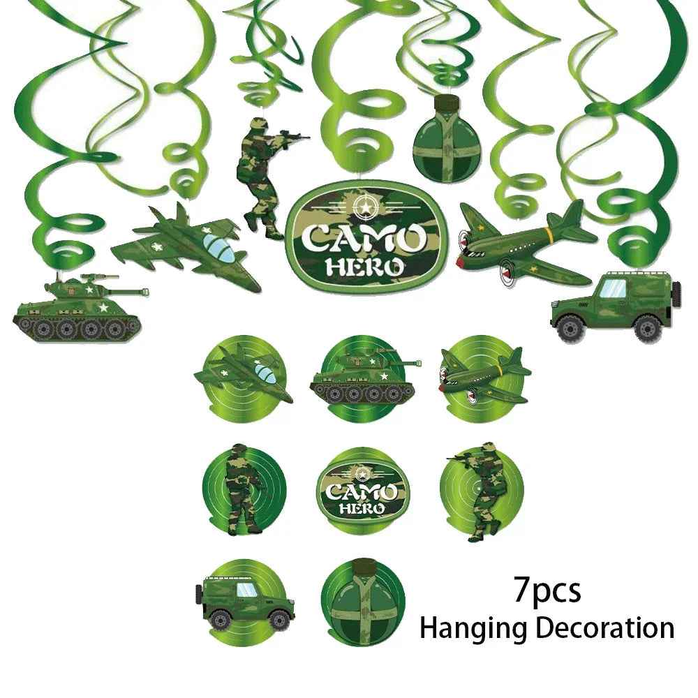 🪖Mission: Birthday! Army-Themed Party Set for Your Little Commander-in-Chief - ThiGui