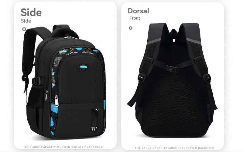 🎒 Perfect School Backpack for Boys Aged 6–12 – Comfy, Spacious & Super Cool! 🏫✨ - ThiGui