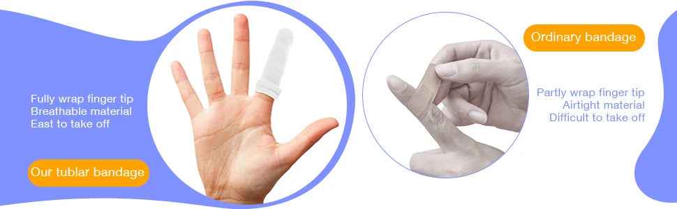 🛡️No More Ouchies! Soft Finger & Toe Sleeves for Your Little Adventurer – 10-Pack - ThiGui