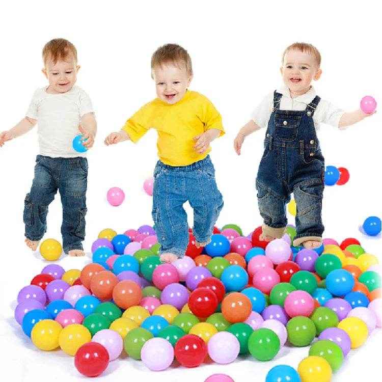 🧸100 Colorful Soft Ocean Balls – Perfect for Pool, Bath & Play Tent Fun! - ThiGui