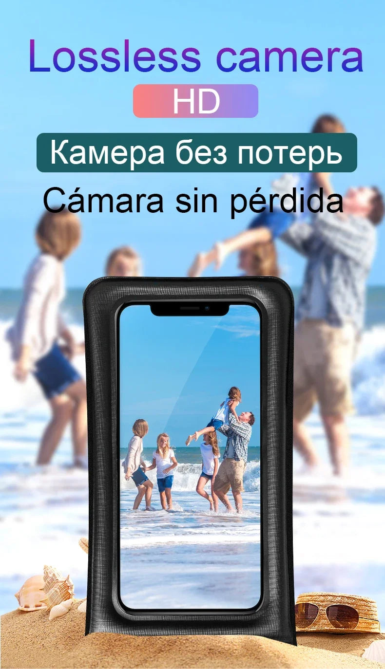 💧 Waterproof Floating Phone Pouch – Perfect for Pool Days, Beach Trips & Rainy Adventures! 🏖️📲✨ - ThiGui