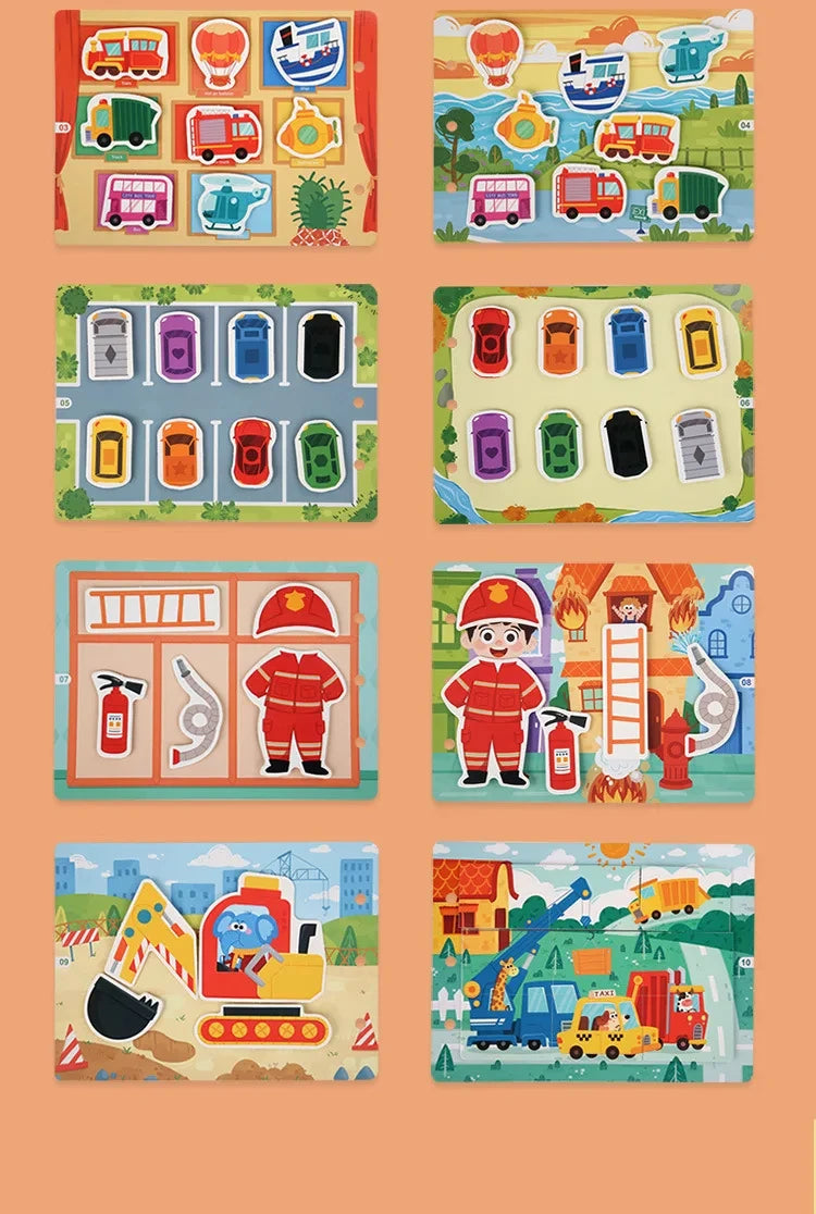 📘 My First Montessori Busy Book – Hands-On Learning Fun for Little Minds! 🧠✨ - ThiGui