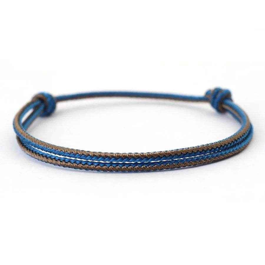 👕 Stylish and Handmade: Boho Charm Adjustable Cord Bracelet - ThiGui