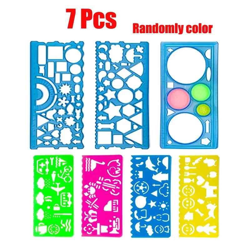 🎨Shape It, Trace It, Love It – Animal Art Ruler Set for Creative Little Hands! - ThiGui