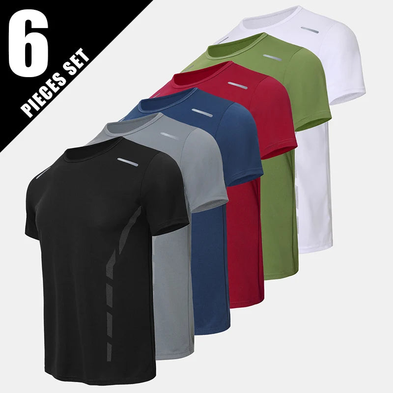 🏃‍♂️ 4-Pack Quick-Dry Sports Tees – Power Through Play & Practice 💦🔥 - ThiGui