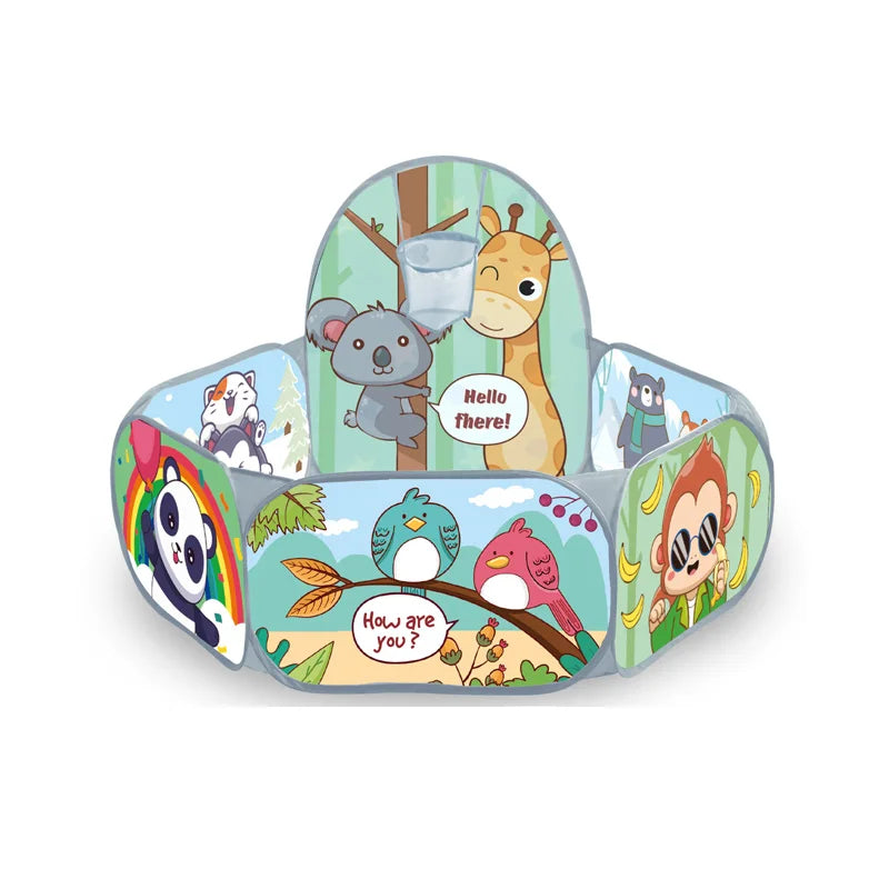 🏀 1.2M Ball Pit with Hoop – Indoor & Outdoor Fun Zone for Active Little Ones! 🎉🌈 - ThiGui