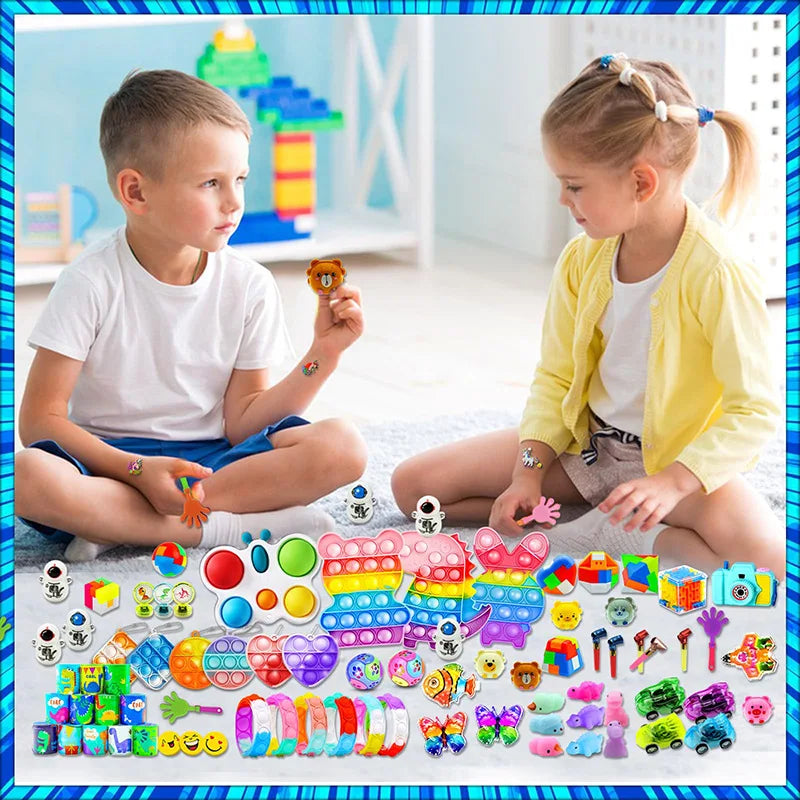 🎉 206-Piece Surprise Toy Set – Bulk Party Fun for Curious Little Explorers! 🎁🦸‍♂️ - ThiGui