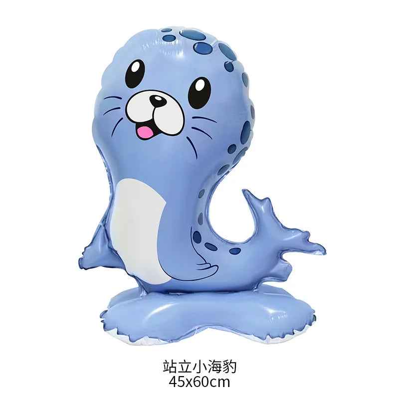 🎈Big Birthday Style – Navy Blue Number Balloons for a Picture-Perfect Party! - ThiGui