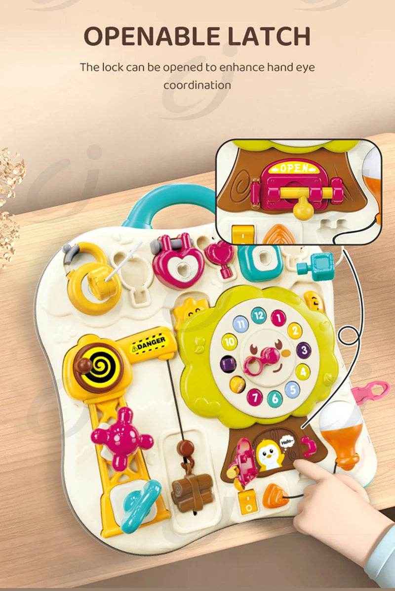 🧠 Montessori Magic on the Go ✨ Lights, Music & Switches for Curious Little Hands! - ThiGui