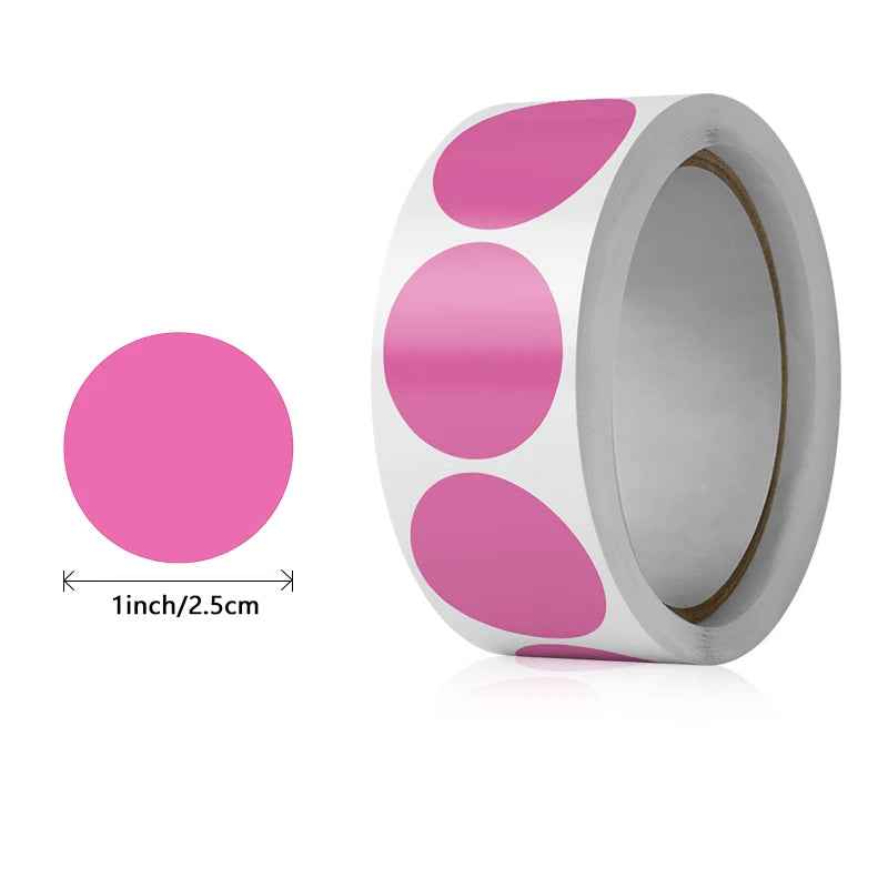 🎨Stick with Love – Cute Round Heart Stickers for Gifts, Crafts & Parties - ThiGui