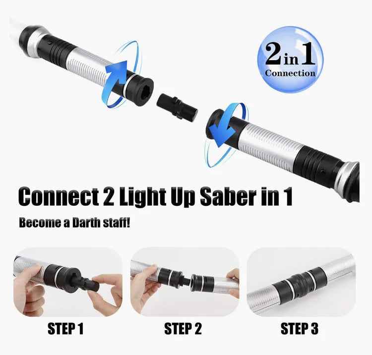 🌈Glow Like a Hero! The 2-in-1 Lightsaber Toy That Turns Boys into Jedi Knights - ThiGui