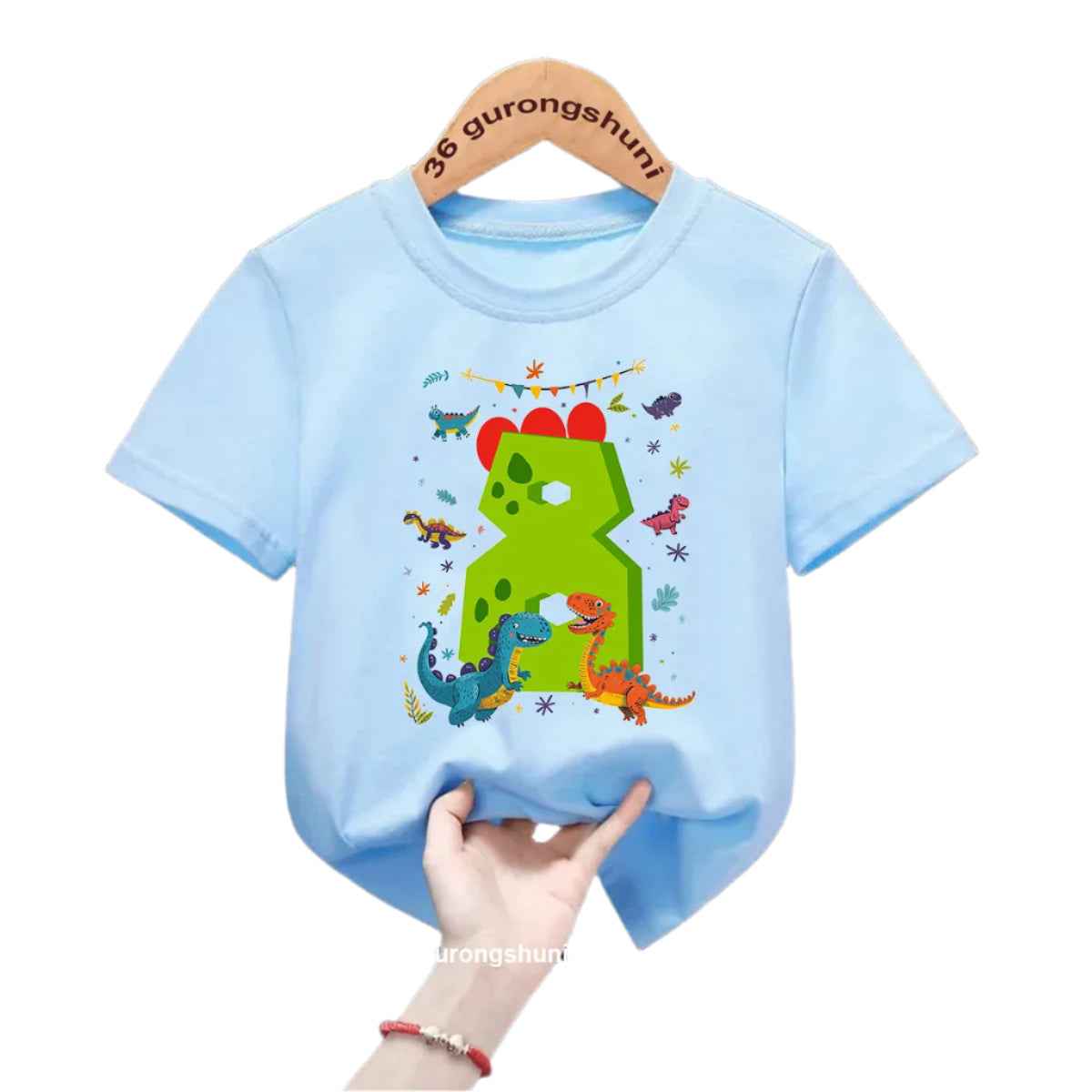 🎉Birthday Dino T-Shirt for Boys – Fun Ages 1 to 9! - ThiGui