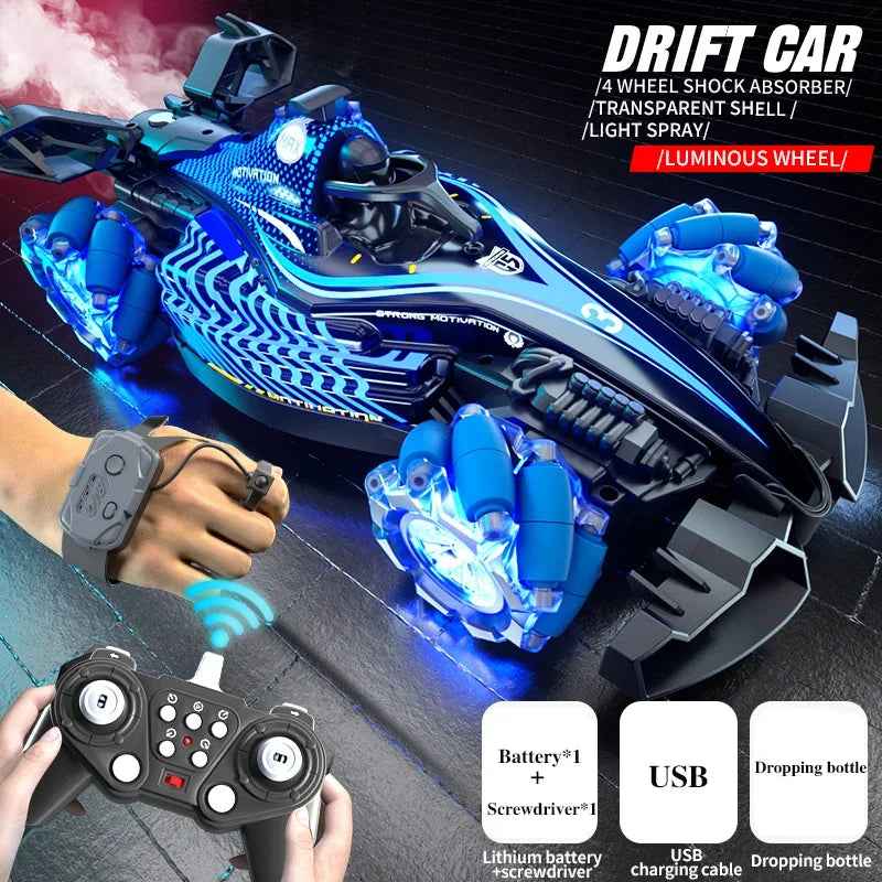 🚗💨 Turbo Spray Drift Car – Lights, Sounds & Stunts That’ll Wow Your Little Racer! 🔊✨ - ThiGui