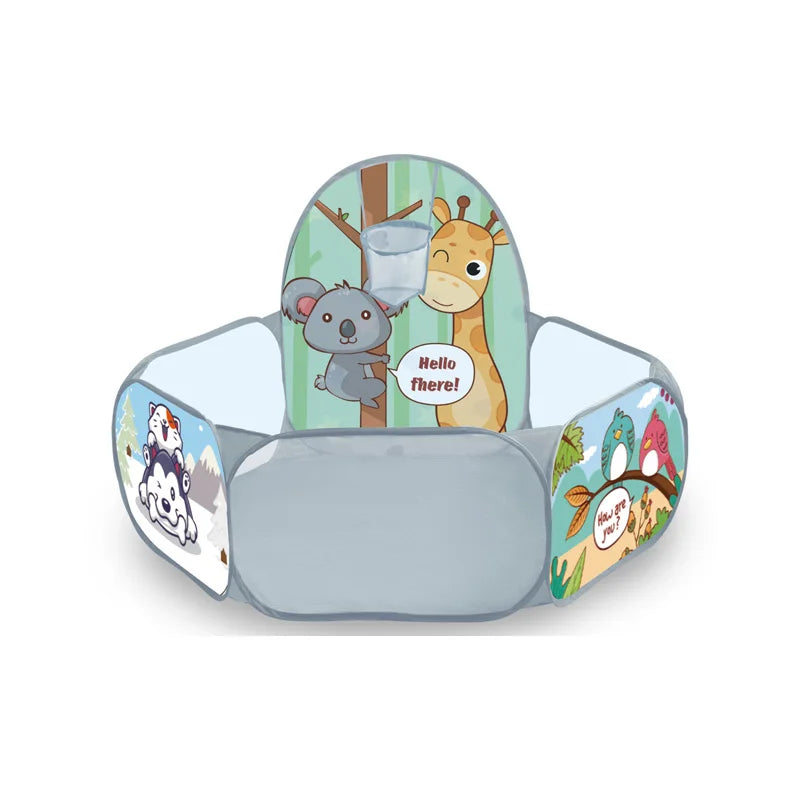 🏀 1.2M Ball Pit with Hoop – Indoor & Outdoor Fun Zone for Active Little Ones! 🎉🌈 - ThiGui