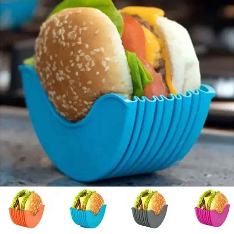 🌮4-Pack Burger Holders for Boys Who Love Big Bites Without the Mess - ThiGui