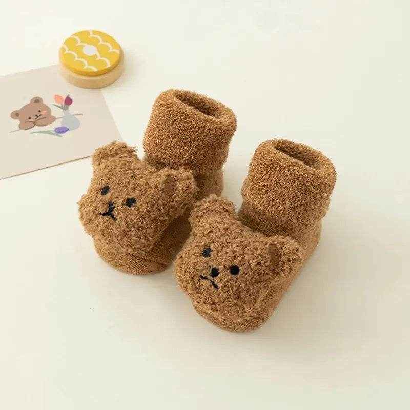 🧦Snuggly Little Steps – Cosy Non-Slip Winter Shoes for Tiny Explorers (0–2 Years) - ThiGui