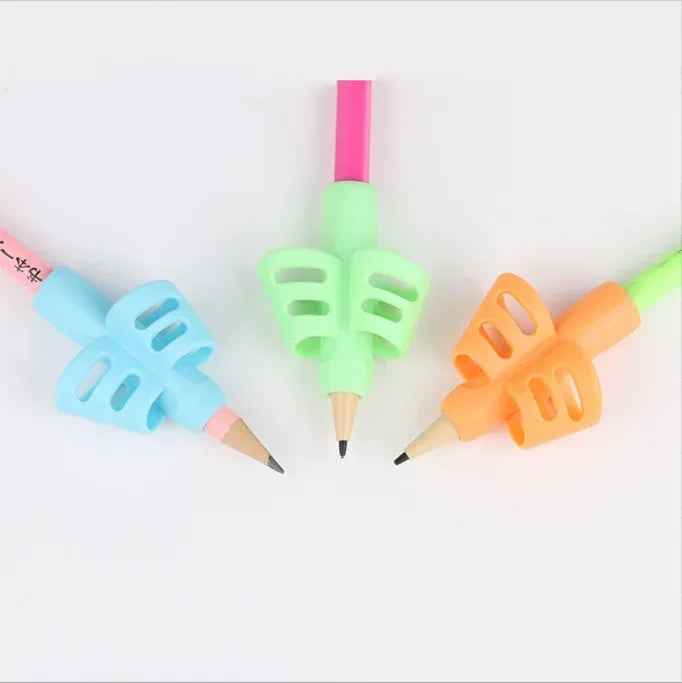 ✍️ Little Hands, Right Grip – Silicone Pencil Aids for Better Writing Posture! 🖊️🐾 - ThiGui