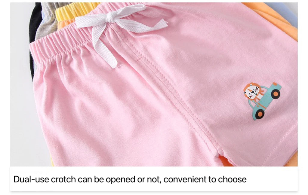 ☀️ Pure Cotton Summer Shorts – Comfy Coolness for Active Boys! 🩳🌈 - ThiGui