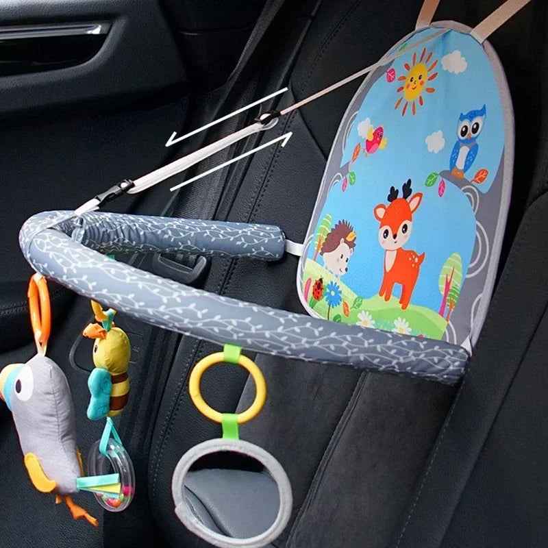 🍼 Car Seat Activity Toy – Kick, Grab & Explore on the Go! 🚗🎠 - ThiGui