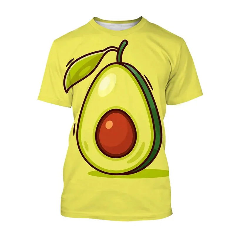 🌞🥑 Avocado Fun in 3D! The Summer Tee Every Boy Will Love 👕 - ThiGui