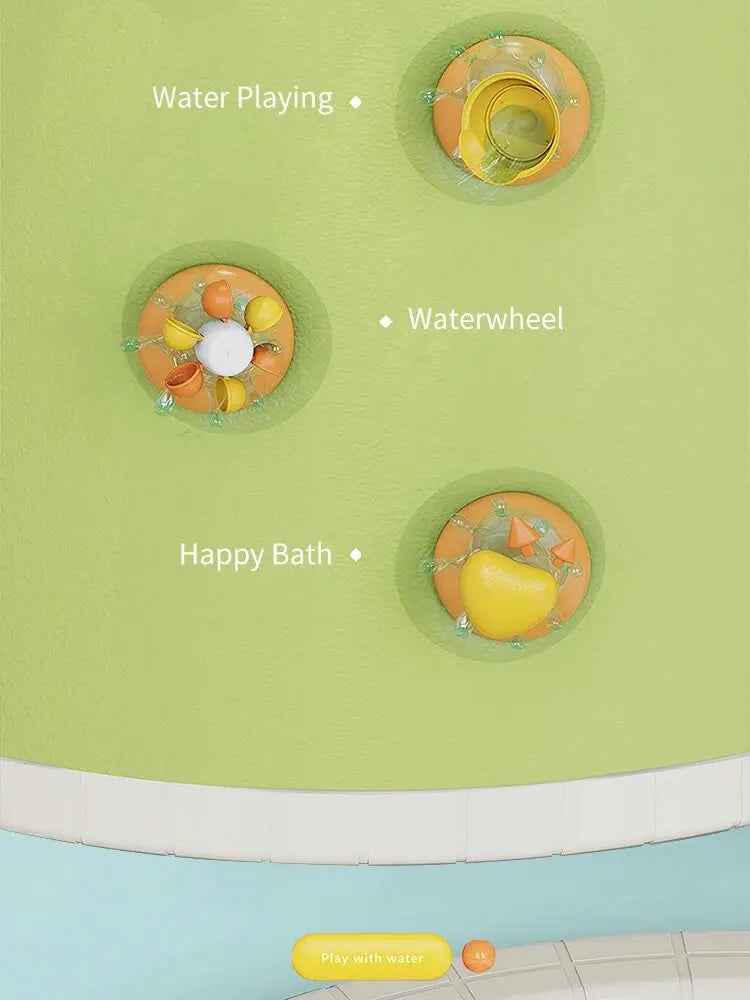 🛁 Duck Waterwheel Bath Toy – Splash, Scoop & Spin with Bathtime’s Cutest Companion! 🐤💦 - ThiGui