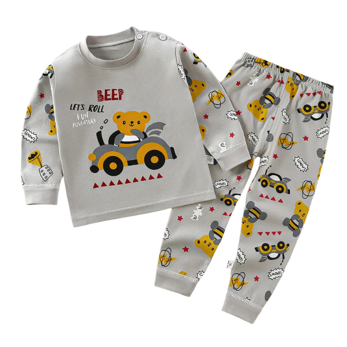 👕 Soft & Snuggly Cotton Pajamas for Boys! 🌙 - ThiGui