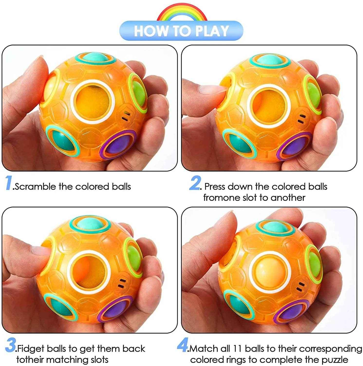 💡Colour-Matching Fun in a Ball – The Magical Puzzle That Keeps Little Hands Busy! - ThiGui