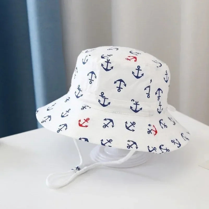 🧢 Cool & Covered! Lightweight Panama Bucket Hat for Babies & Toddlers ☀️🌿 - ThiGui