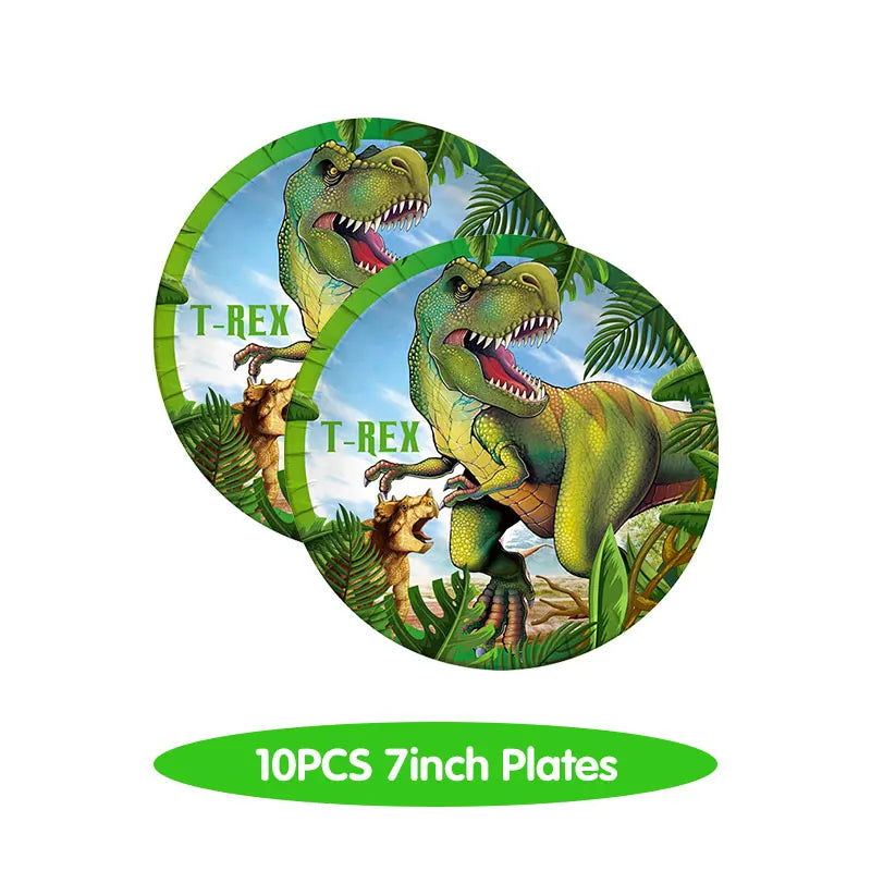 🦕 Jurassic World Dino Party Set 🎈 | Roars, Balloons & T-Rex Table Fun for Kids! 🎂🎉 - ThiGui