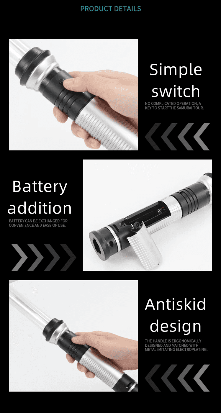 🌈Glow Like a Hero! The 2-in-1 Lightsaber Toy That Turns Boys into Jedi Knights - ThiGui