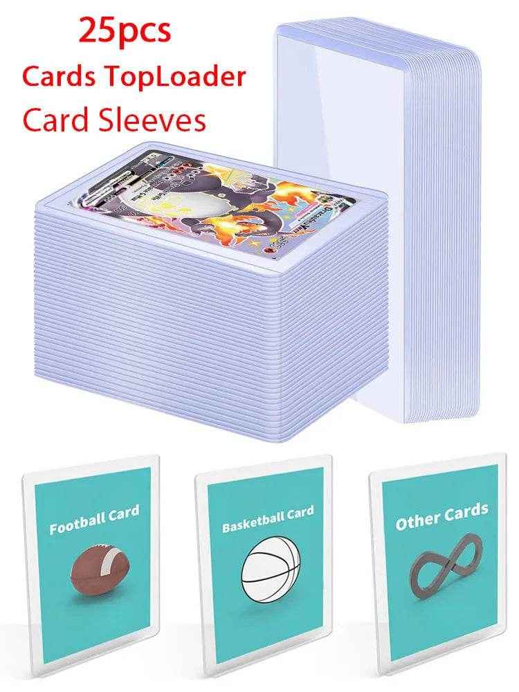 🛡️Keep Kids' Trading Cards Safe & Neat – 25 Hard Plastic Card Sleeves for Little Collectors! - ThiGui