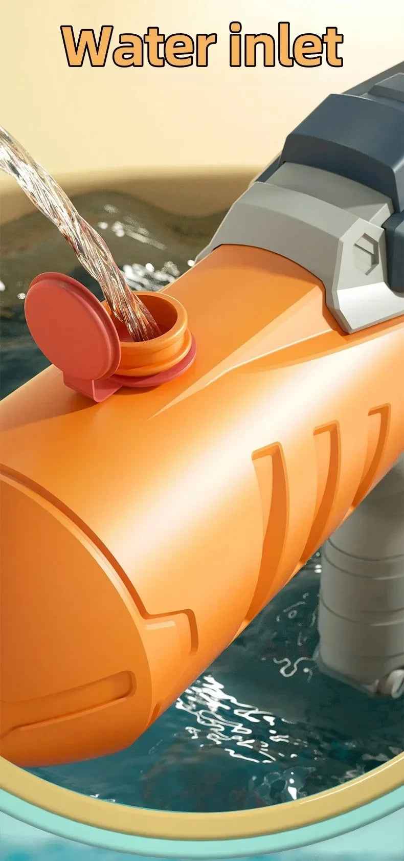 💦 Splash Like a Pro – Big Cartoon Water Blaster Fun for Kids & Summer Play! 🦖🦆🦈 - ThiGui