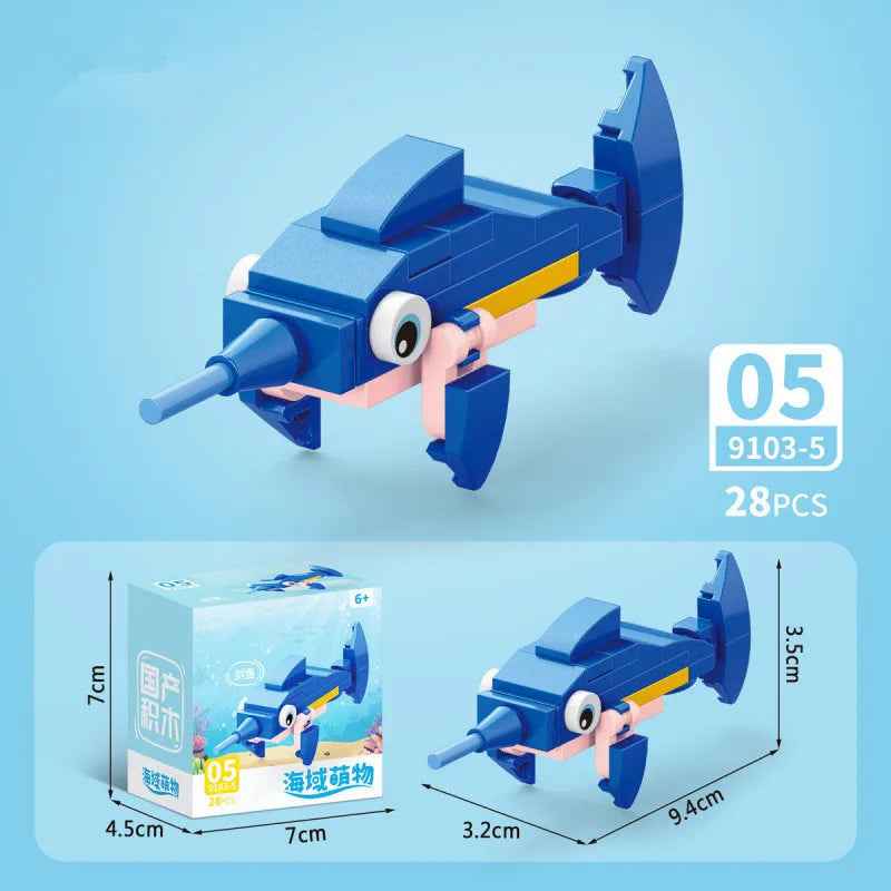 🕷️ Snap Together a Wild World – Insect & Animal Block Creatures for Kids & Collectors! 🐜🦂 - ThiGui