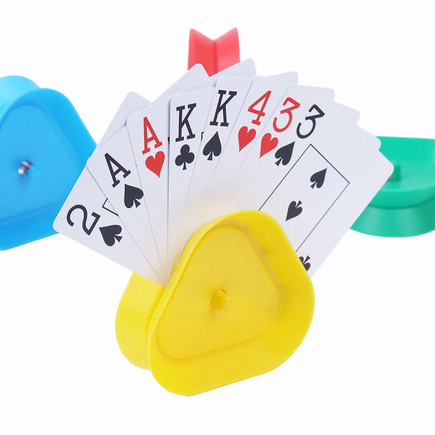 🃏🙌 Hands-Free Card Fun! Triangle Holders for Little (and Big) Players 🎉 - ThiGui