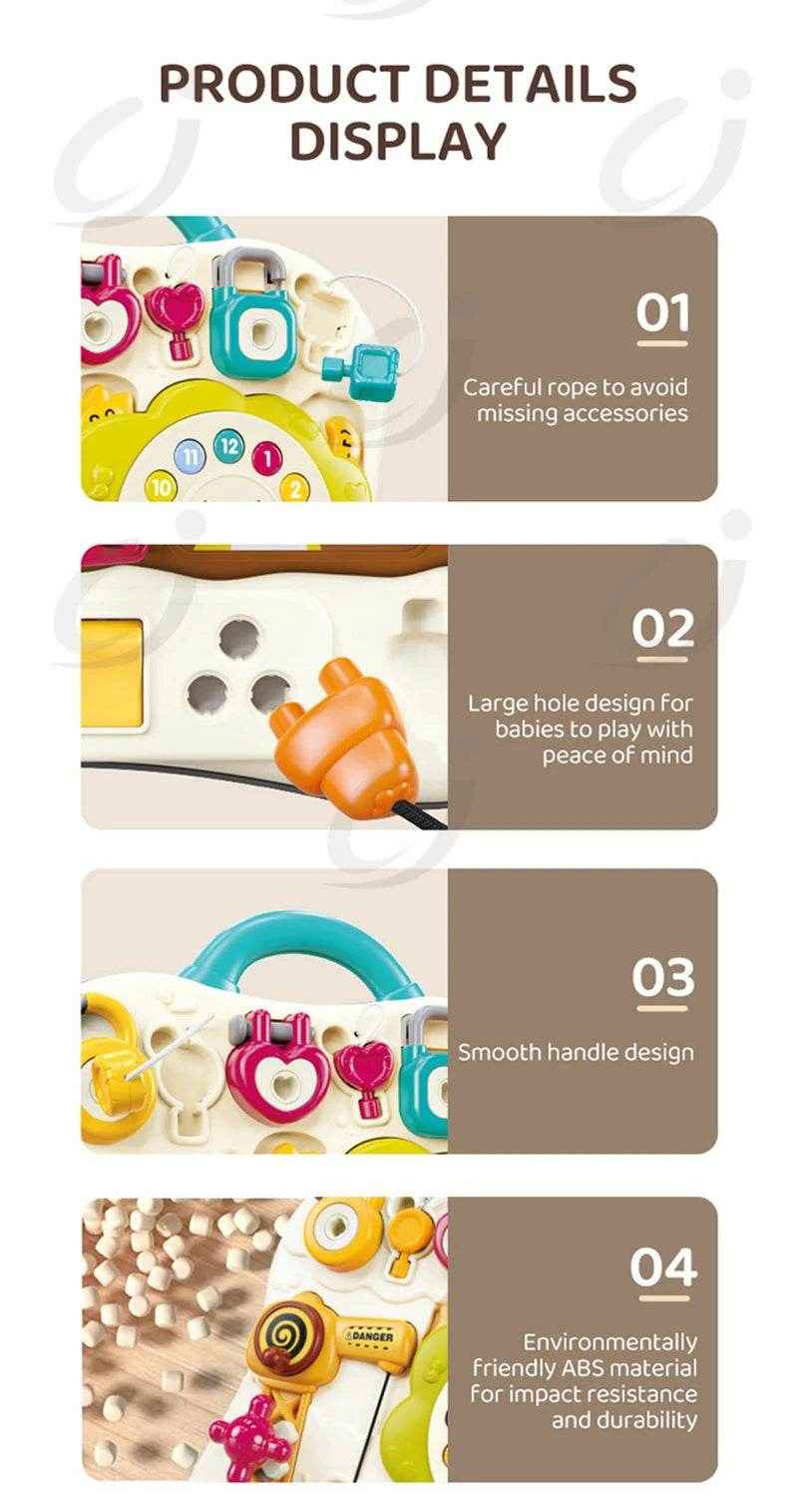 🧠 Montessori Magic on the Go ✨ Lights, Music & Switches for Curious Little Hands! - ThiGui