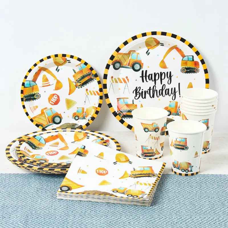 Dig In, Builders! Adorable Construction Party Set for a Wrecking Good Time 🎉 - ThiGui