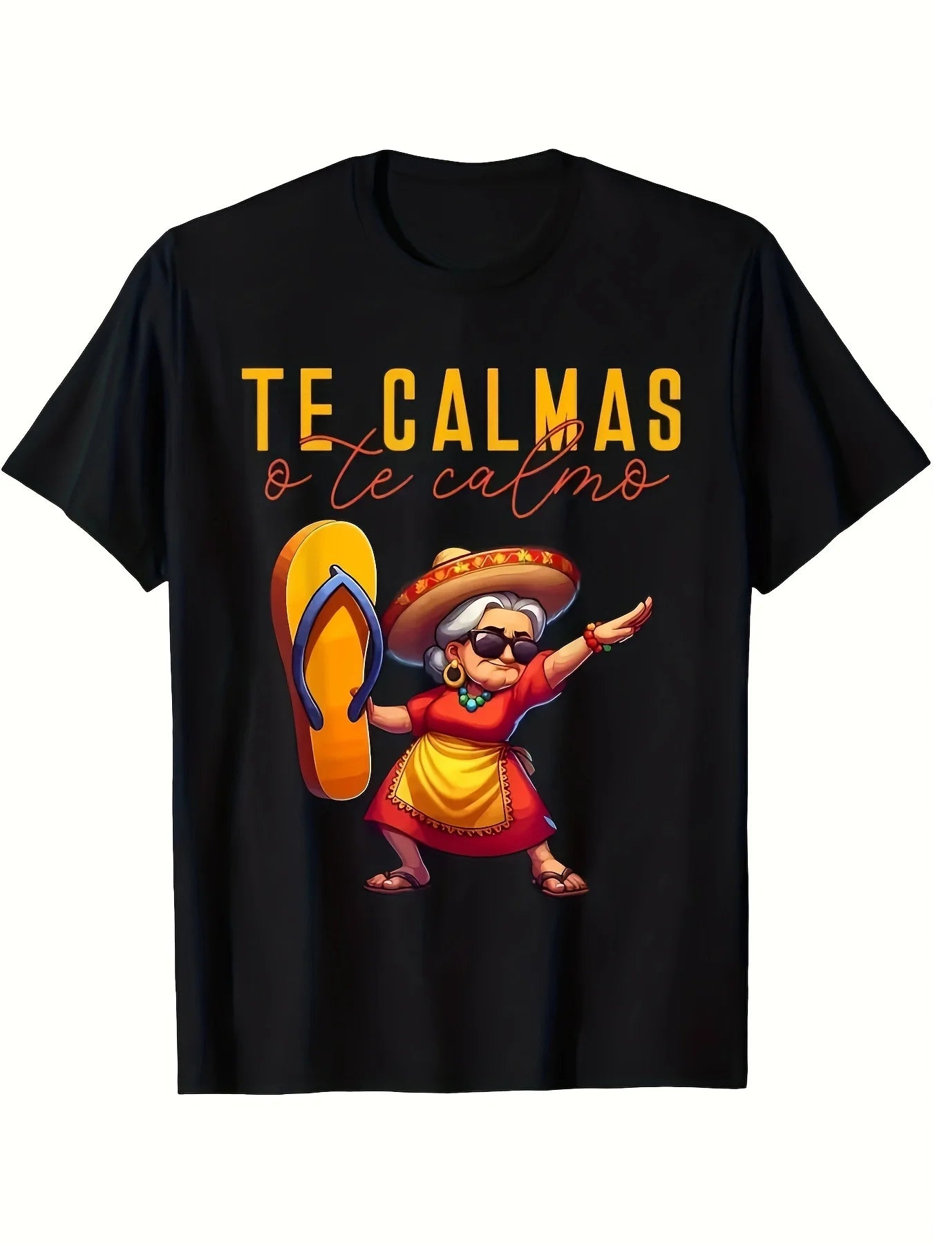 Te Calmas O Te Calmo Mom Tee 🌺✨ Relaxed Fit with Latina Attitude - ThiGui