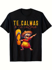 Te Calmas O Te Calmo Mom Tee 🌺✨ Relaxed Fit with Latina Attitude - ThiGui
