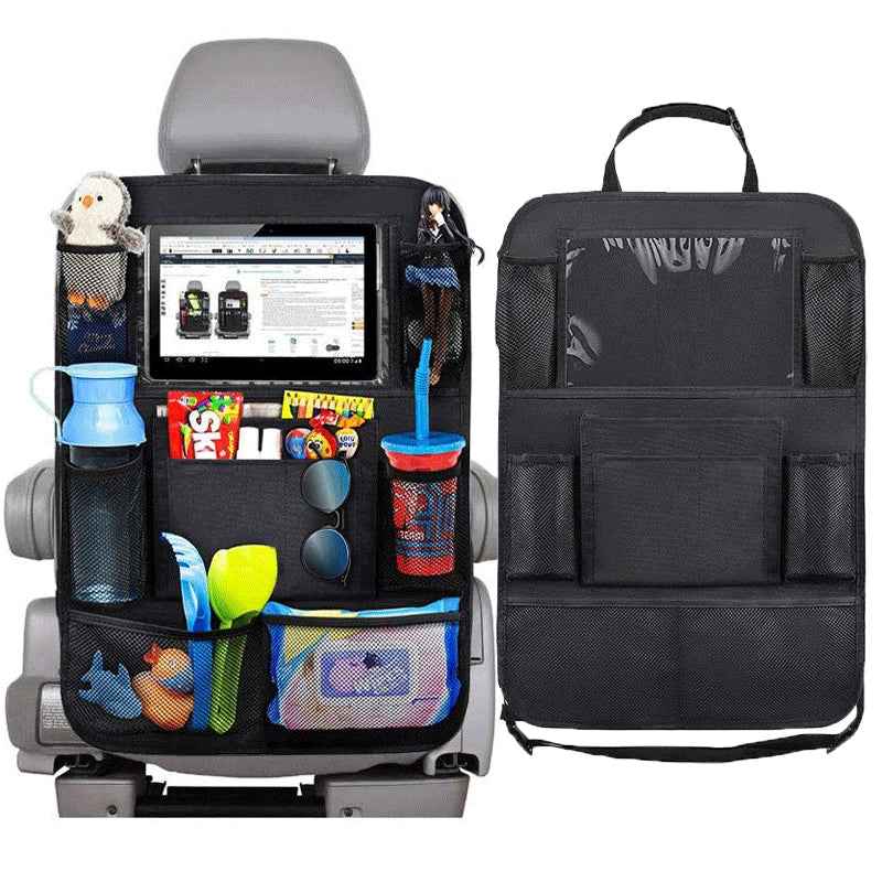 🚗Road Trip Hero – Car Seat Back Organizer with Tablet Holder and 9 Pockets! - ThiGui