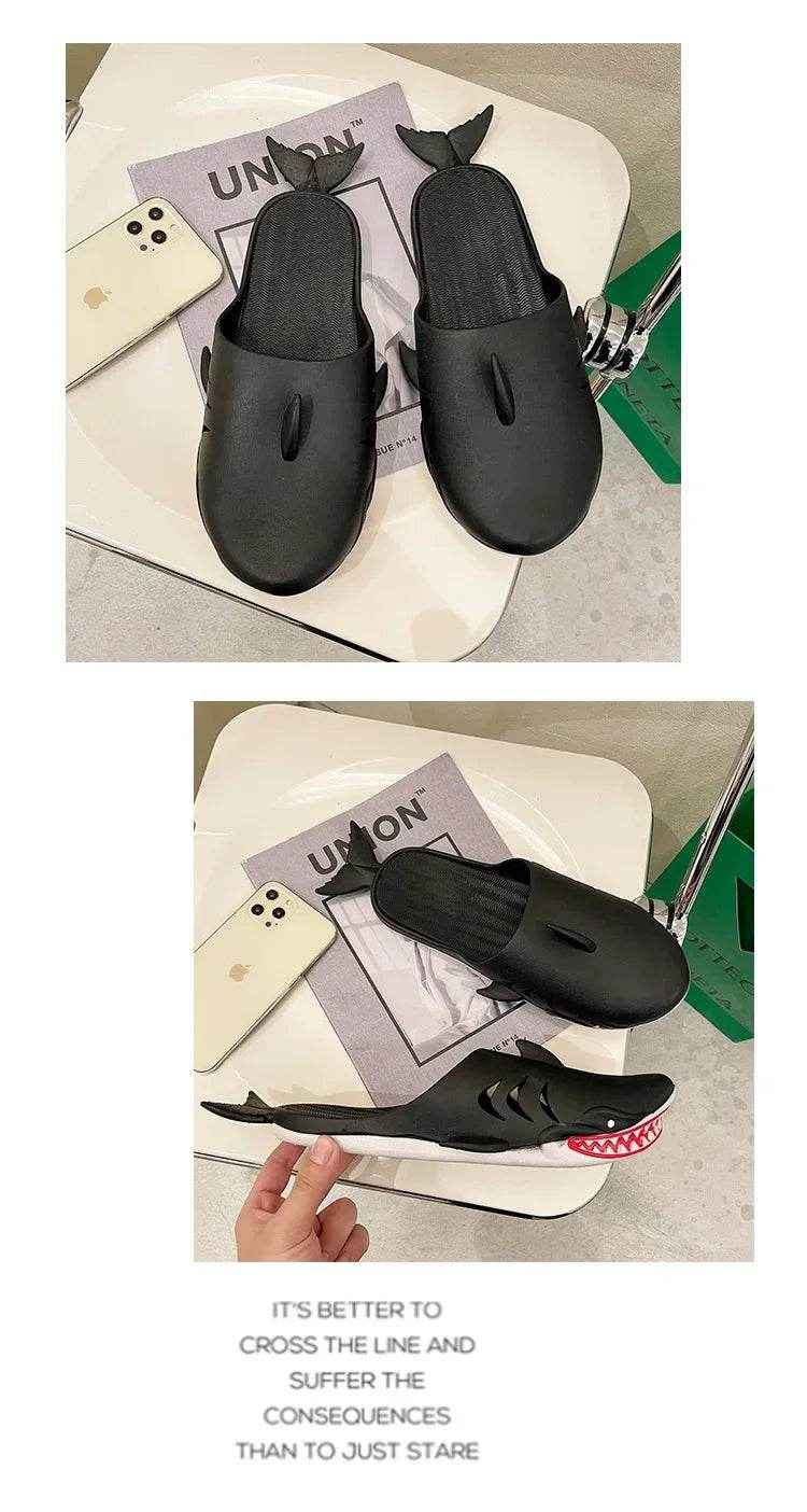 🦈Cheeky Shark Slippers for Boys – Snappy Style, Soft Comfort! - ThiGui