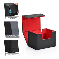 📚Tidy Cards, Happy Kids! Sturdy PU Leather Deck Box for Little Collectors ✨ - ThiGui
