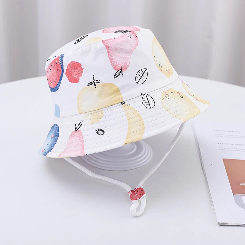🌞 Sunshine-Ready! Adorable Cartoon Bucket Hat for Babies & Toddlers 🧢🦕 - ThiGui