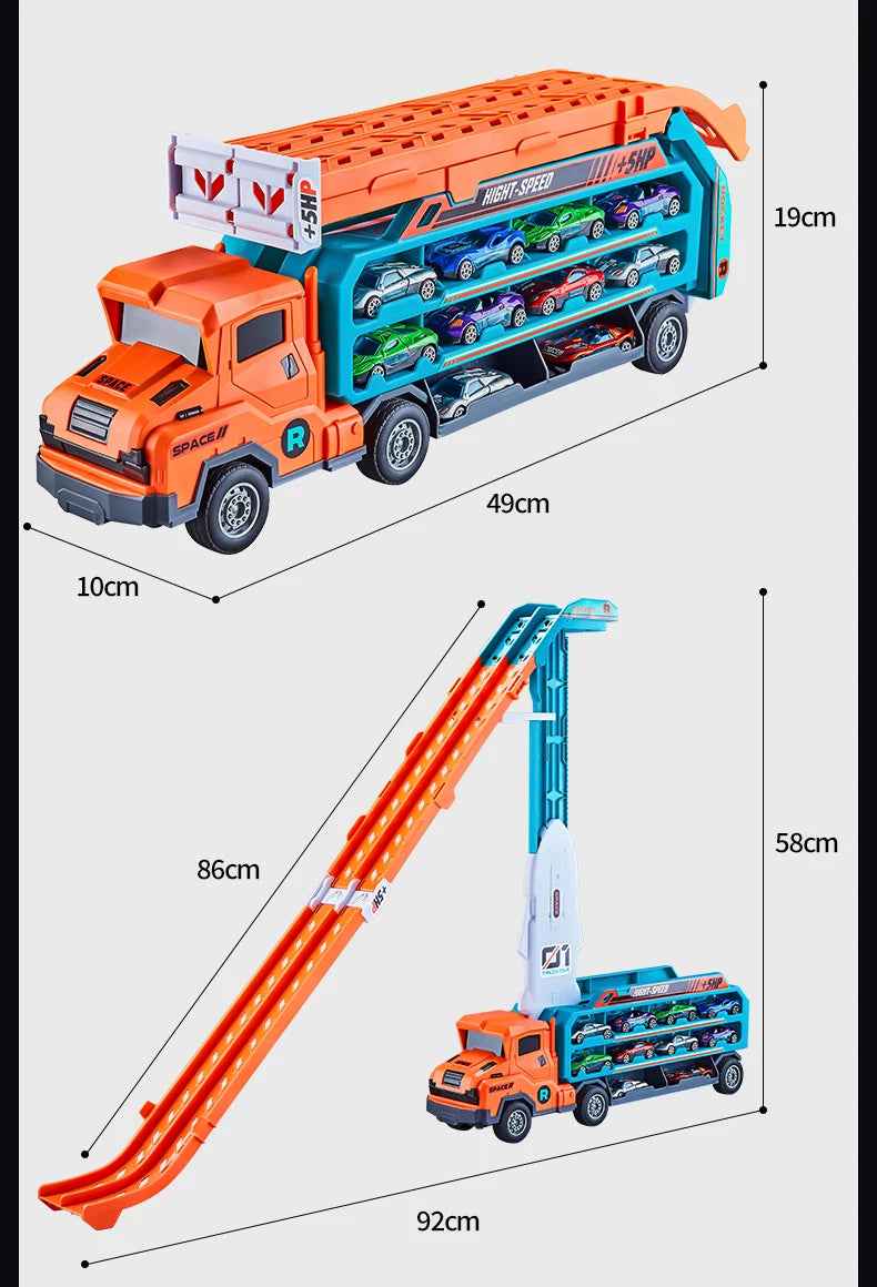 🚗 Rocket Racer Track Set – Loop, Launch & Transform into Hours of Fun! 🛞🚀 - ThiGui