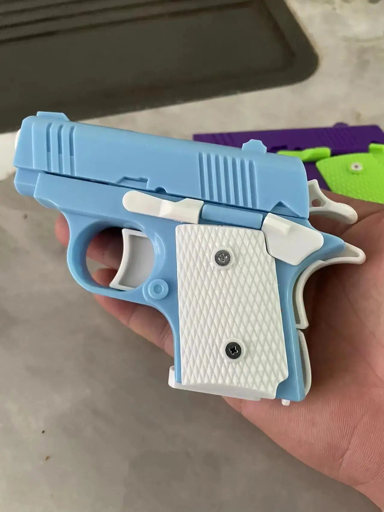 🔫 Mini Action, Big Smiles – 3D Rubber Band Launcher for Boys! 🎯 - ThiGui