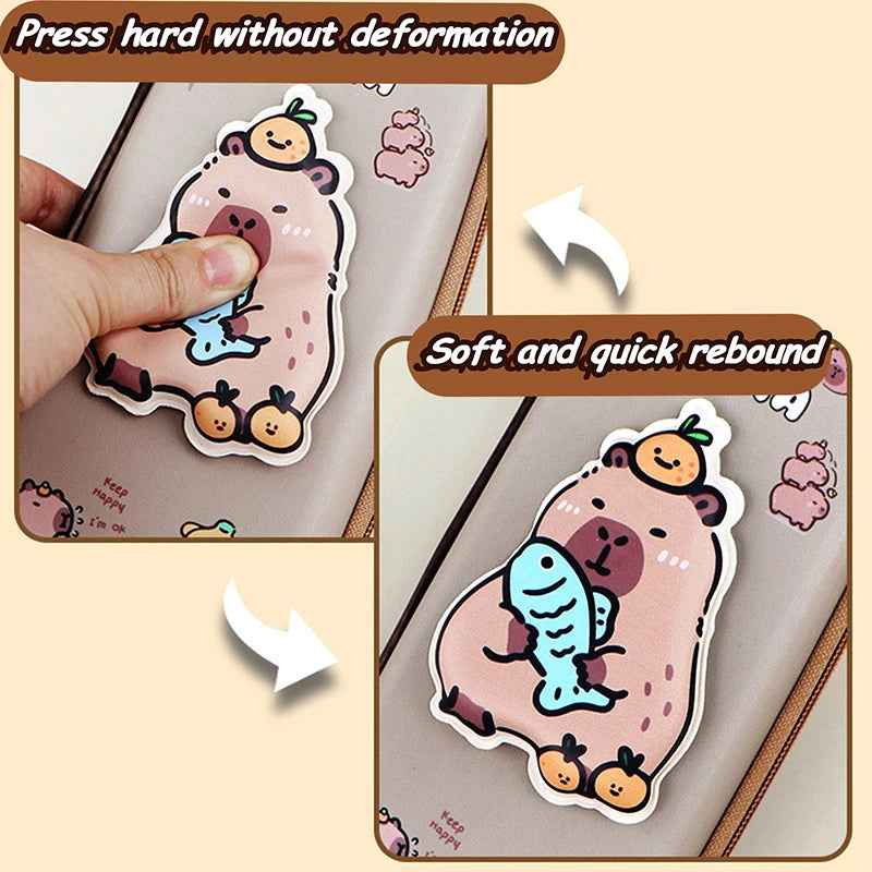 ✂️ Capybara Power Case – 3D Hard Shell Pencil Box That’s Tough, Cute & School-Proof - ThiGui