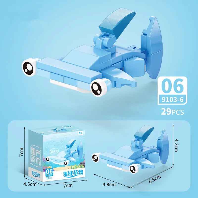 🕷️ Snap Together a Wild World – Insect & Animal Block Creatures for Kids & Collectors! 🐜🦂 - ThiGui