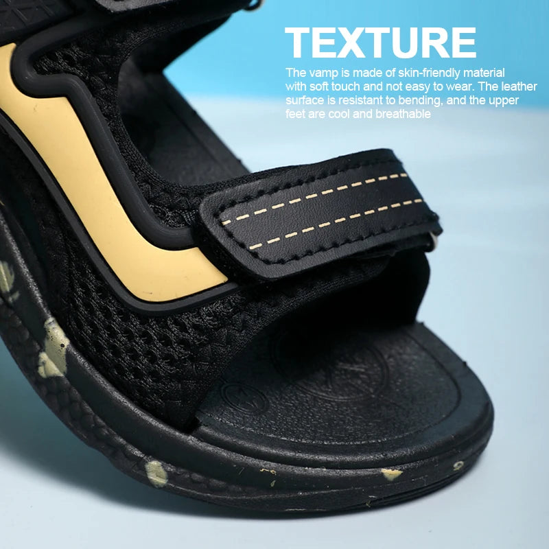 🏖️ Adventure-Ready! Camouflage Summer Sandals for Active Boys 👣💥 - ThiGui