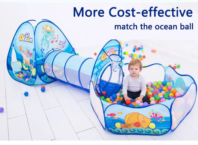 🎈 Ball Pit & Tunnel Adventure! 🐾 Pop-Up Playground for Happy Little Explorers 🏰 - ThiGui